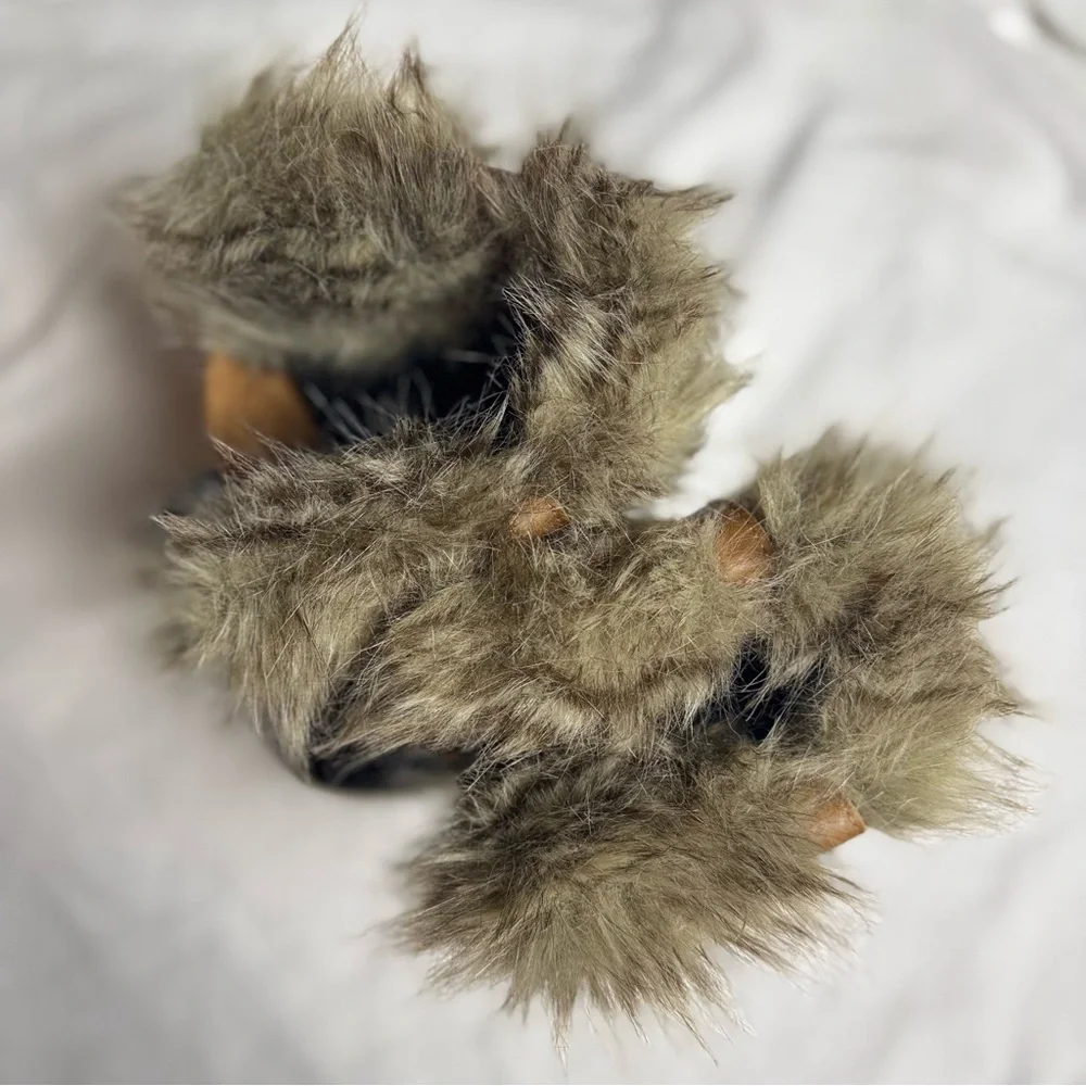 Sorel Tan and Black‎ Winter Boots with Fur Trim